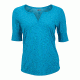 Marmot Cynthia Short Sleeve Shirt - Women's -Aqua Blue-Small