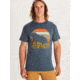 Marmot Dawning Short Sleeve T-Shirt - Mens, Navy Heather, Large, 41840-8550-L