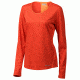 Essential LS - Womens-Coral Sunset/Bright Orange-Large