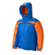Greenland Baffled Jacket - Men's-Medium-Cobalt Blue/Orange Spice
