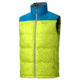 Marmot Guides Down Vest - Men's-Small-Orange Spice/Cobalt Blue