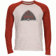 Owens Long Sleeve Shirt - Mens-Canvas/Redstone-Small