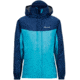 Marmot Demo, Girl's PreCip Jacket, Turquoise/Arctic Navy, Medium, 55680-3930-DEMO
