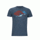 Marmot Tread Lightly Short Sleeve T-Shirt - Mens, Navy Heather, Small 43440-8550-S