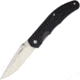 MARSER Stadter 23 Linerlock Black Folding Knife,3.5in,Standard Edge,Satin,Black,G10 Handle MRSSTR23