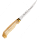 Marttiini Classic Fillet Fixed Blade Knife, Classic Fillet, 7.88in Overall, 4in Satin SS Fillet Blade, Birch Wood Handle, Brass Ferrule, Brown Leather Belt Sheath, Boxed With Hanging Tab, 610010