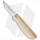 Marttiini Knives New Handy Curly Birch Fixed Blade Knife, 3.00in, Stainless Steel, Clip Point Blade, Birch Wood Handle, Steel/Wood, 7.625in, BHQ-27587