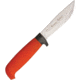 Marttiini Skinner Orange Handle Fixed Blade Knife, 9in, 4in, Orange, Rubber Handle MN186024