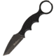 Maserin Neck Knife N690 G10 Fixed Blade Knife, Neck Knife, 7.25in Overall, 2.75in Black N690 SS Tanto Blade, Black G10 Handle, Tec Lock Belt Clip Attachment, Black Kydex Sheath, Black, 921/T