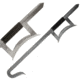 Master Cutlery Fixed Blade, 33.25in, Stainless Steel Blade, Black Cord Wrapped Handle C-616S