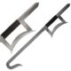 Master Cutlery Fixed Blade, 33.25in, Stainless Steel Blade, Black Cord Wrapped Handle, C-616S