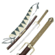 Master Cutlery Fixed Blade, 40.5in, Stainless Steel Blade, Cord Wrapped Handle SC-001