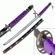 Master Cutlery Fixed Blade, 41in, Carbon Steel Blade, Purple Cord Wrapped Handle DH-007PB