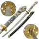 Master Cutlery Fixed Blade, 43in, Carbon Steel Blade, Dragon Head Handle, JL-003HM