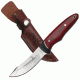 Master Cutlery Fixed Blade, Pakkawood Handle, Leather Sheath MC-ER-012