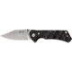 Elite Tactical Parallax Folding Knife w/ Black Handle, 3.5 in, Stainless Steel, Drop Point, ETFDR005S