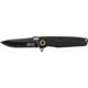 Elite Tactical Readiness Spring Assisted Knife, 3.5 in, 8Cr13 Stainless Steel, Drop Point, Not Serrated, Black, ET-A001BK
