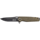 Elite Tactical Readiness Spring Assisted Knife, 3.5 in, 8Cr13 Stainless Steel, Drop Point, Not Serrated, Tan, ET-A001TN