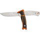 Elk Ridge Trek 4.5in Fixed Blade Knife, 4.5 in, Stainless Steel, Gut Hook/Drop Point, ERTKFIX001
