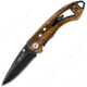 Master Cutlery Mtech, Zebra Wodd Handle, Black Blade, Plain MT-356