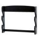 Master Cutlery Sword Stand 2-Tiers Wall Mount Sword Stand, Black, WS-2WH