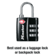 Master Lock Luggage Padlock