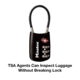 Master Lock TSA-Accepted Combination Lock