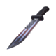 Master USA Bowie Fixed Blade Knife, 7.5 in, 3Cr13 Stainless Steel Stainless Steel, Black, MU-20-04A