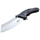 Master USA Cleaver Spring Assisted Knife, 3.25 in, 3Cr13 Stainless Steel Stainless Steel, Grey/Brown, MU-A113A