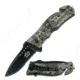 Master USA Folding Blade, 3.25in, Stainless Steel Blade, Digital Camo Nylon Fiber Handle MU-A010DG
