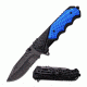 Master USA Folding Blade, 3.5in, Stainless Steel Blade, Black Nylon Fiber Handle MU-A025BL