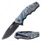 Master USA Spring Assisted Folding Knive, 3.25in Blade, Injection Moded, 3CR13 Steel Blade Knive, Dragon, MU-A104DR