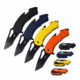 Master USA MU-A058 Spring Assisted Knife Set, 3.1in, 3CR13 Stainless Steel, Modified Tanto, Black Blade, Injection Molded Handle, MU-A058