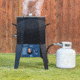 Masterbuilt 16 Quart Propane Fryer with Thermostat Control, Black, Small, MB20020120