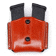 Master's Holsters Double Mag Case - Double Stack 9mm/.40, Brown, 2089BRN