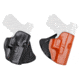 Master's Holsters Open Top Paddle Holster, Black, Brown