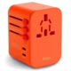 Matador Global Travel Adapter, Orange, 3x2x2, MATJY307001O