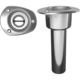 Mate Series Stainless Steel 0 Rod &amp; Cup Holder - Open - Oval Top, C2000ND