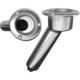 Mate Series Stainless Steel 30 Rod &amp; Cup Holder - Drain - Round Top, C1030D