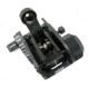 Matech Top Mounted Deployable Rear Sight, Black, MATBUIS