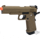 Matrix Hi-Capa Gas Blowback Airsoft Pistol, 5.1in, Tan, ASP1300004