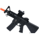 Matrix Sportsline M4 RIS Airsoft AEG Rifle w/G2 Micro-Switch Gearbox, 5in Stubby Fixed Stock, Black, Large, ST-AEG-293-BK