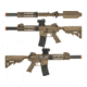 Matrix Sportsline M4 RIS Airsoft AEG Rifle w/G2 Micro-Switch Gearbox, CQB-R, Dark Earth, Large, ST-AEG-297A-DE