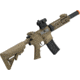 Matrix Sportsline M4 RIS Airsoft AEG Rifle w/G2 Micro-Switch Gearbox, CQB-R, Dark Earth, Large, ST-AEG-297A-DE