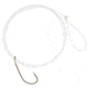 Matzuo Baitholder Snell Hook, Black Chrome, Size 6, 200011-6