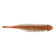 Matzuo Gaikotsu Ribbed Beaver Tail 4in 8pk, Fire Tail Worm, MTZGKBT4.0FTWRM