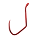 Matzuo Octopus Sickle Hook 3/0, Red Chrome, 25 per Pack, 141062-3/0