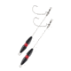 Matzuo Tokyo Rig 1oz 2/0 Black Nickel 2pk, MTZ-TR2PK-12/0
