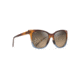 Maui Jim Alekona Polarized Cat Eye Sunglasses - Women's, Caramel with Blue Frame, HCL Bronze Lens, Caramel with Blue HS793-18B