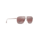 Maui Jim Beaches Polarized Aviator Sunglasses, Satin Brown Red Frame, Maui Rose Lens, Satin Brown Red R541-19A